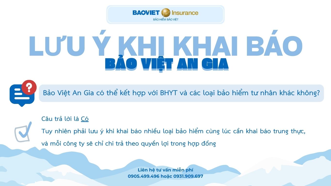 Lưu ý khi khai báo bảo hiểm